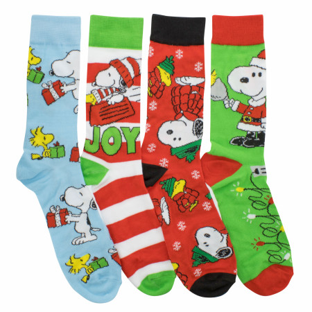 Peanuts Christmas Snoopy Men's Socks 12 Days of Giving Gift Box